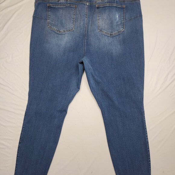 Torrid Jeans Womens 24R Plus Bombshell Skinny Premium Stretch Tummy Panel 44X27 - Picture 9 of 16
